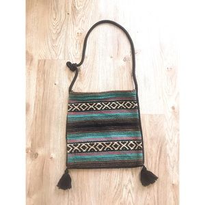 Handmade Tribal Wool Crossbody Bag